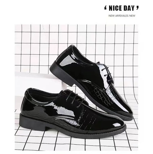 Men Leather Shoes Business Formal Fashion Korean Style Casual Versatile Footwear